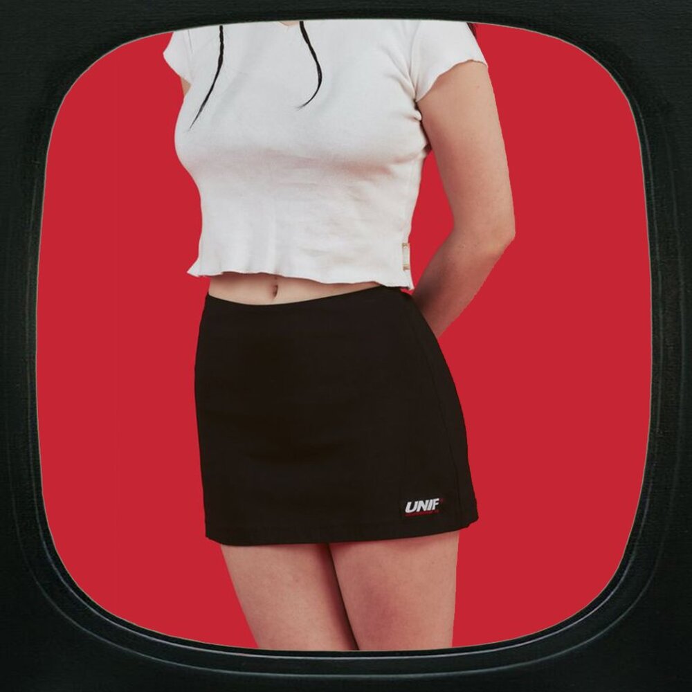 black unif oren skirt